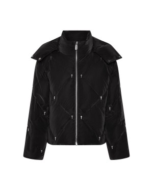 Black Trapstar Chesterfield Irongate T Puffer | 385-ZKSDIW