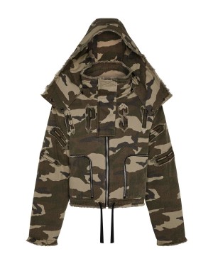 Camo Trapstar Reworked Arch Oversized Puffer | 253-SRFPMQ