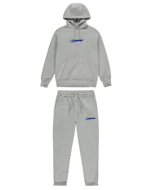 Grey Trapstar Hyperdrive Embroidered Tracksuit | 601-MFBPGZ