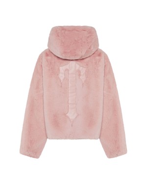 Pink Trapstar Irongate T Fur Coat | 940-JLDNMX