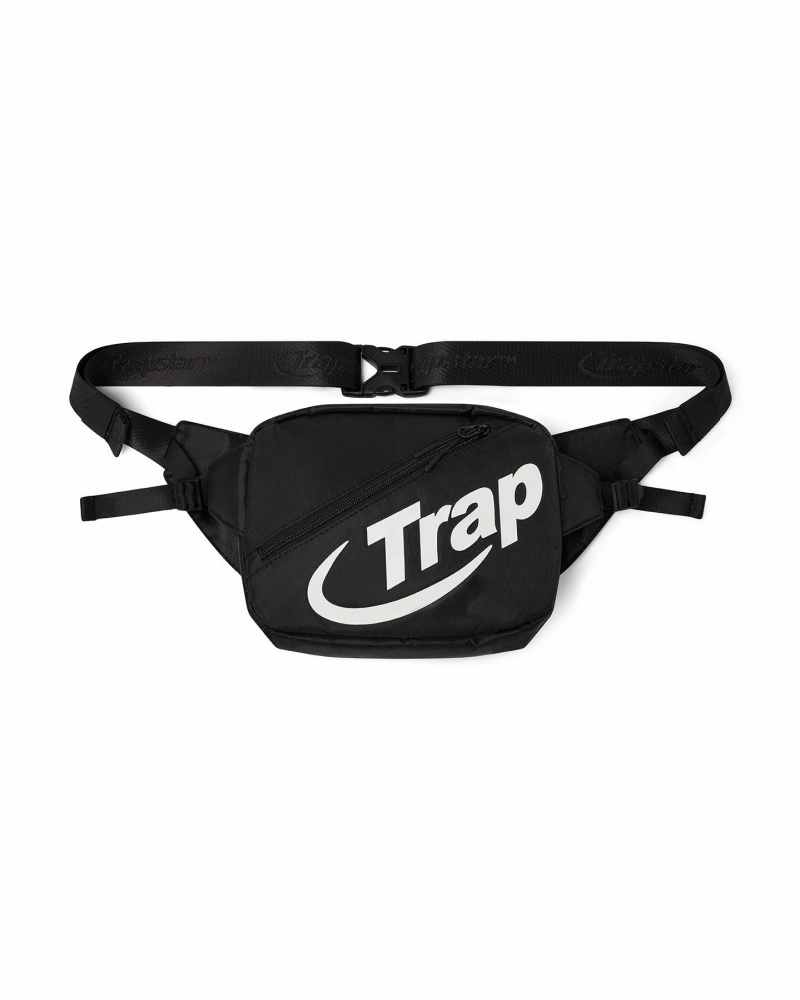 Black Trapstar Hyperdrive Belt Bag | 492-KCJDPO