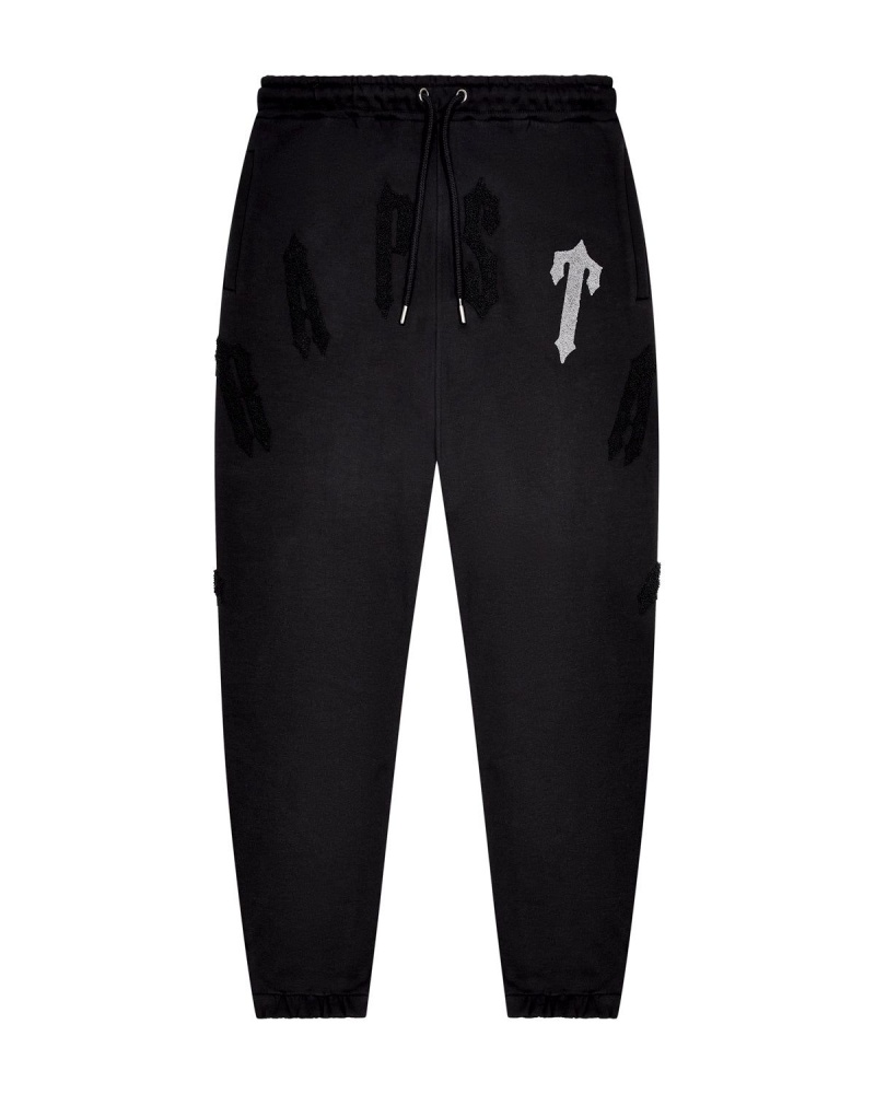 Black Trapstar Irongate Arch Chenille 2.0 Tracksuit | 975-BZACPF