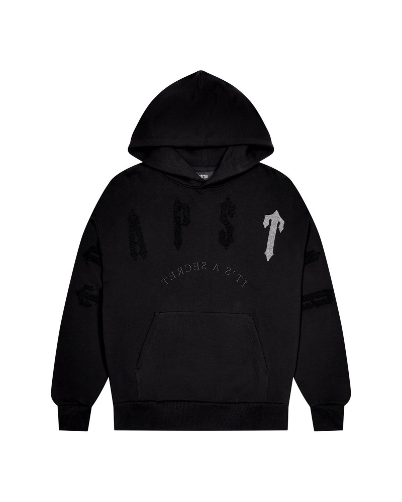 Black Trapstar Irongate Arch Chenille 2.0 Tracksuit | 975-BZACPF