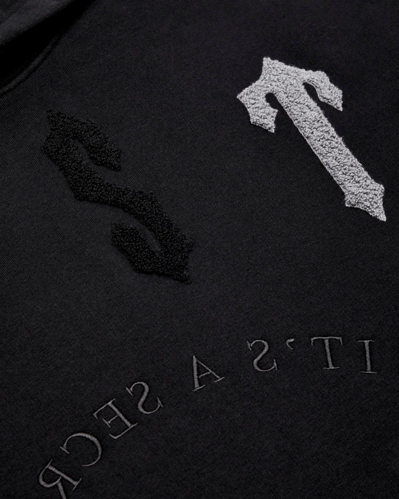 Black Trapstar Irongate Arch Chenille 2.0 Tracksuit | 975-BZACPF