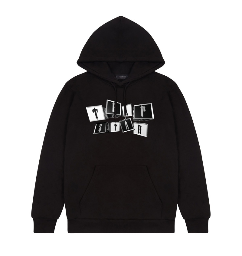 Black Trapstar Irongate Blocks Hoodie | 278-GEZOPX