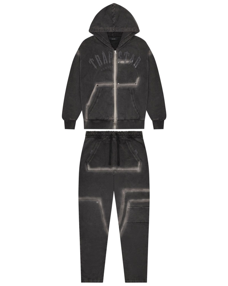 Black Trapstar Irongate Rivet 2.0 Tracksuit | 349-TROPLA