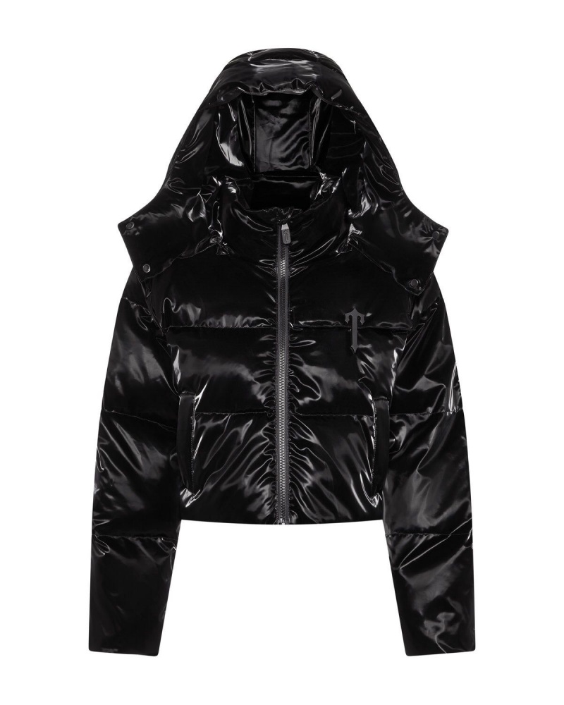 Black Trapstar Magnetic T Trim Puffer | 204-WEFZMK