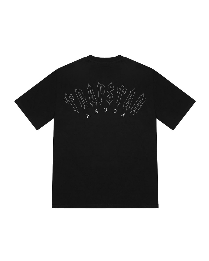 Black Trapstar Warrior Kings Tee | 276-ARBWUO