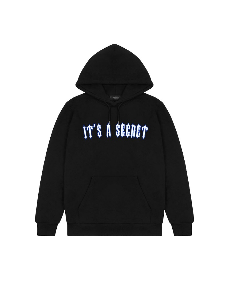 Black / Blue Trapstar Secret Hoodie 2.0 | 064-JXSGTN