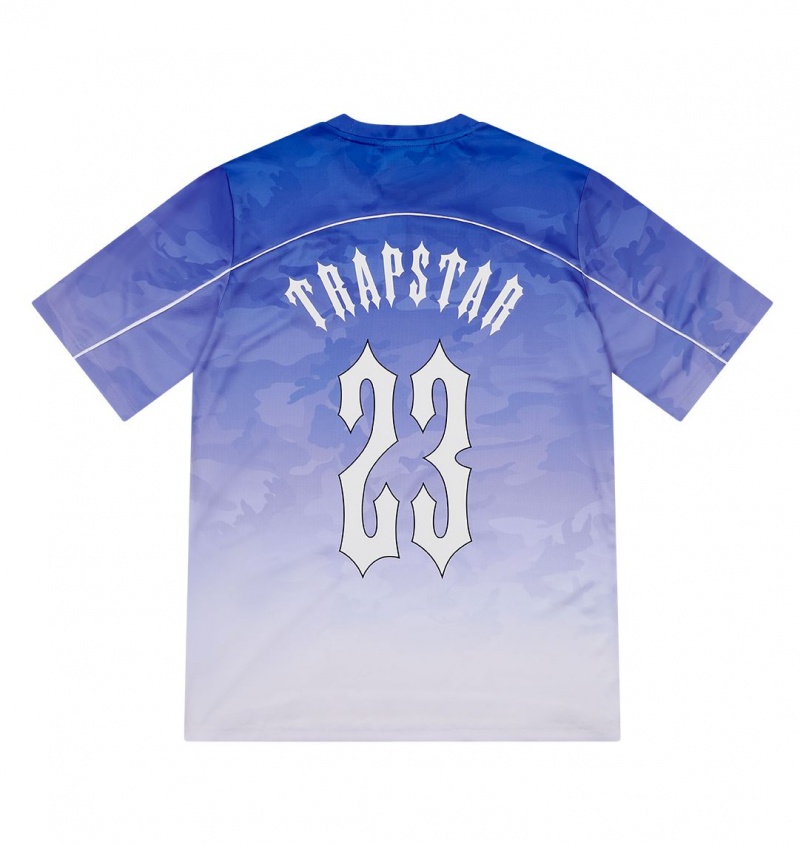 Blue Trapstar Irongate Football Jersey | 194-NRCEWZ