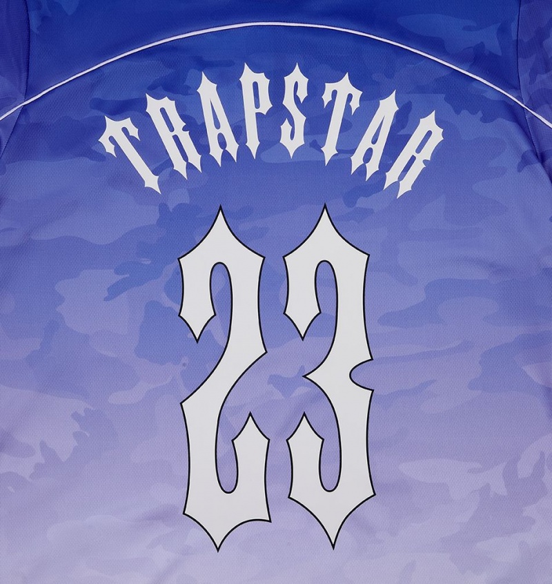 Blue Trapstar Irongate Football Jersey | 194-NRCEWZ