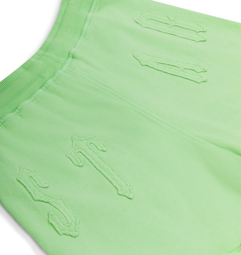 Green Trapstar Irongate Arch Applique Short | 401-UTVIFG