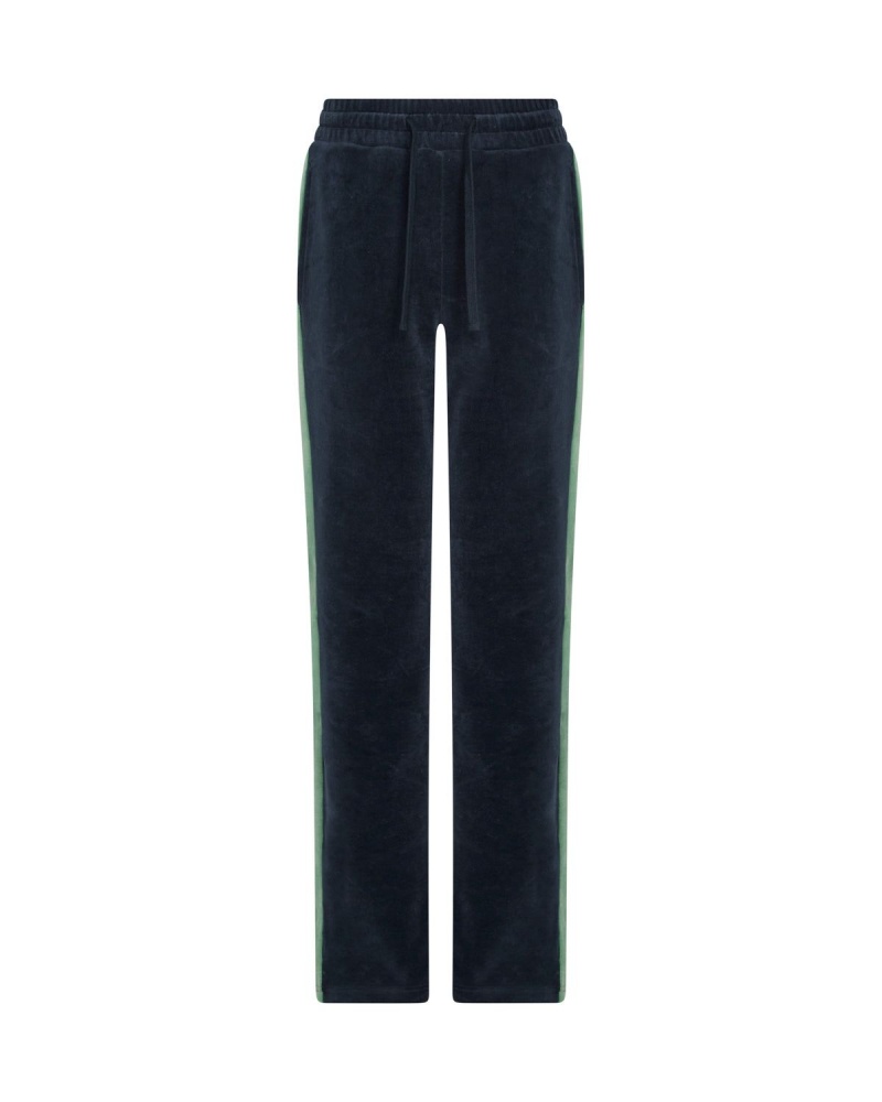 Green Trapstar TS-Star Velour Bottoms | 528-WHOKAB