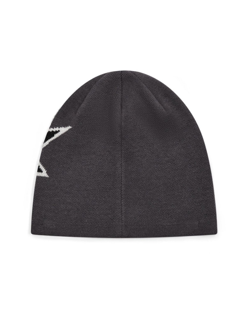 Grey / Black Trapstar TS Star Beanie | 268-RXCIFU