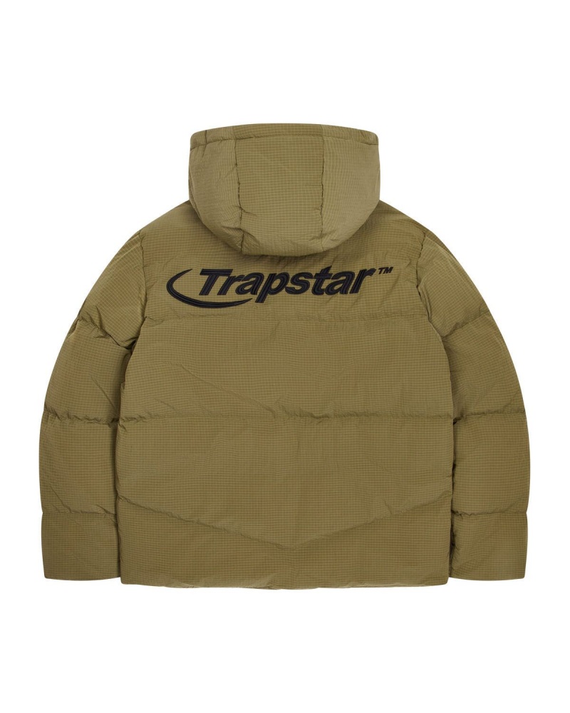 Khaki Trapstar Hyperdrive Puffer | 796-IVHTXU