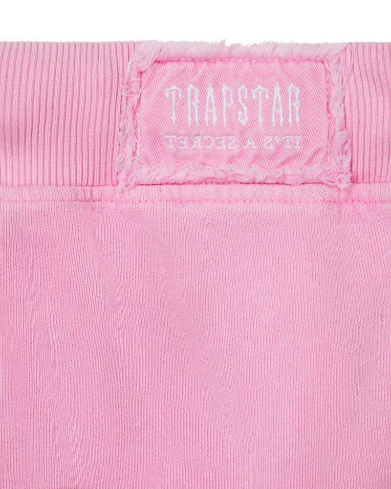 Pink Trapstar Denim Applique Irongate T Jogger | 581-YDPRQW