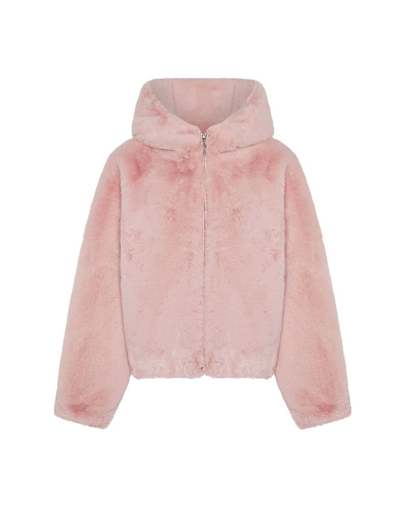 Pink Trapstar Irongate T Fur Coat | 648-PQDLSO