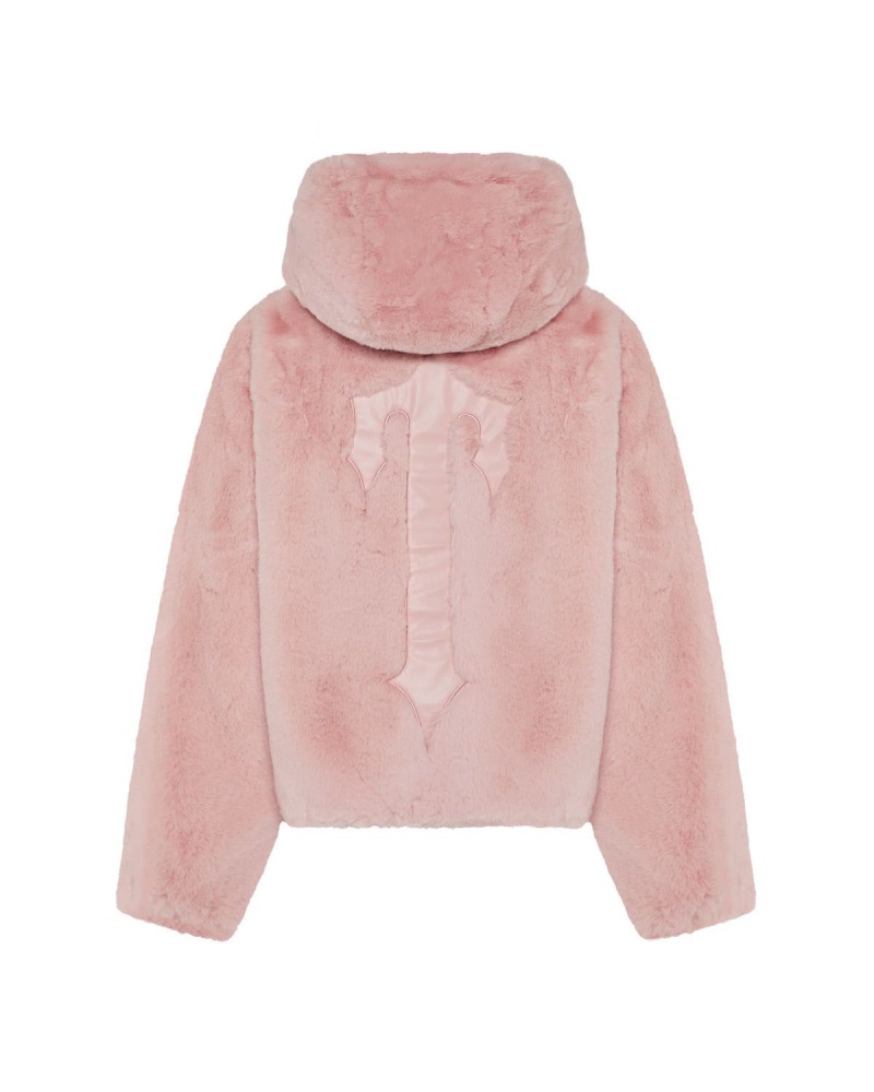 Pink Trapstar Irongate T Fur Coat | 648-PQDLSO