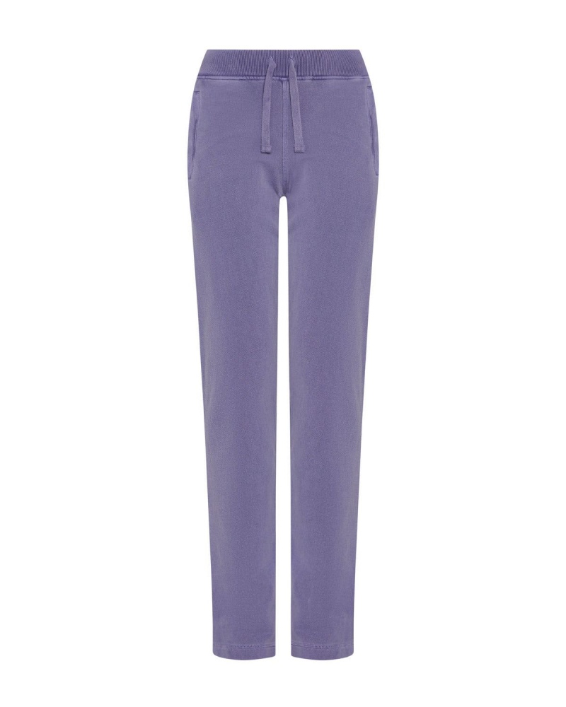 Purple Trapstar Irongate Split Leg Jogging Bottoms | 945-FQXZGS