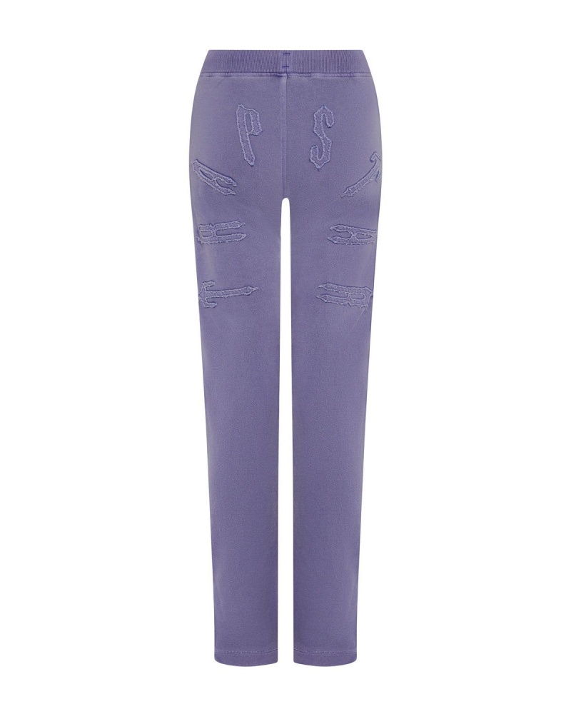 Purple Trapstar Irongate Split Leg Jogging Bottoms | 827-ELYABQ