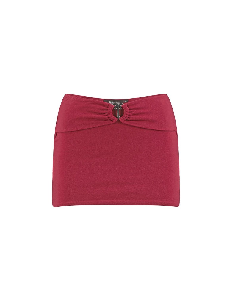 Red Trapstar Irongate T Belt Mini Skirt | 496-KQMWXR