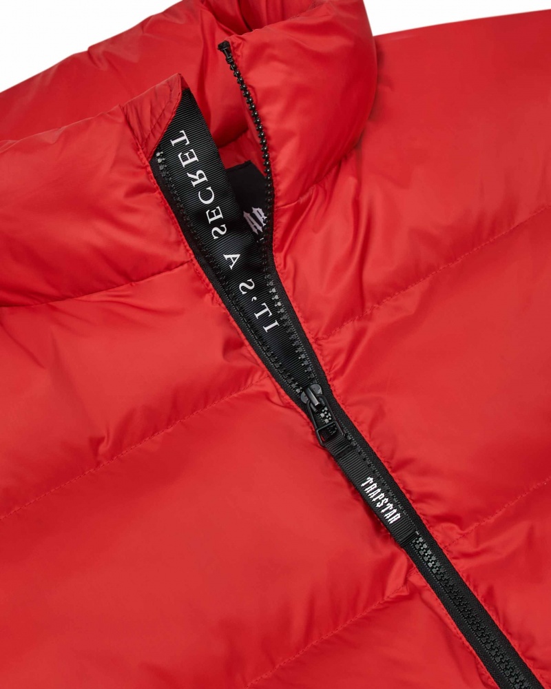 Red Trapstar Secret Puffer | 856-DCIPTF