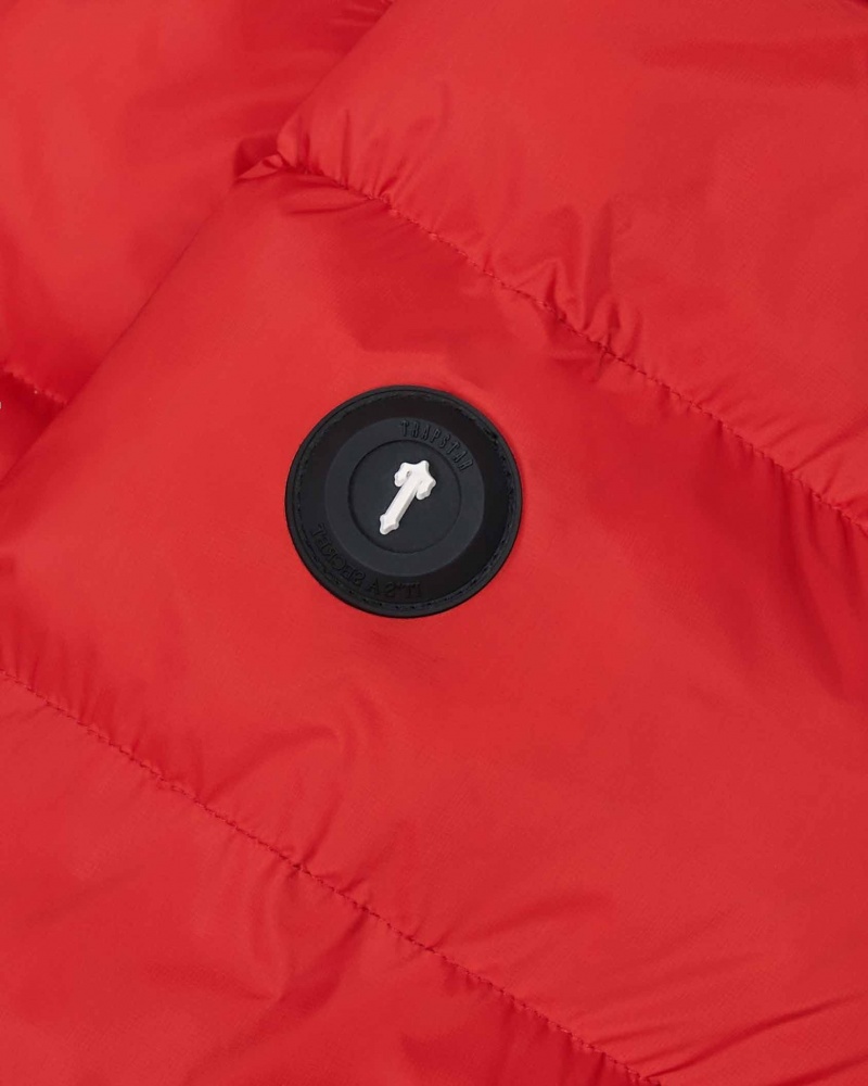 Red Trapstar Secret Puffer | 856-DCIPTF