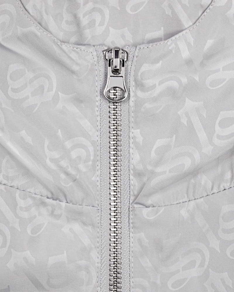 Silver Trapstar Monogram Windbreaker | 204-GORZSN