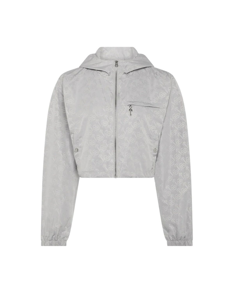 Silver Trapstar Monogram Windbreaker | 204-GORZSN